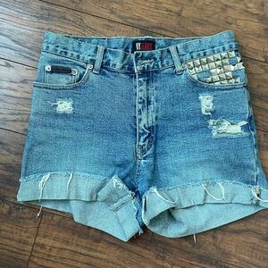 Vintage high waist NY Jeans, jean shorts